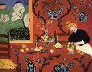 Henri Matisse The red room oil painting reproduction